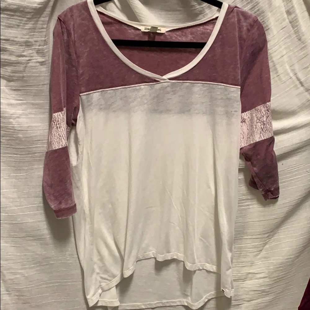 Billabong quarter sleeve tee